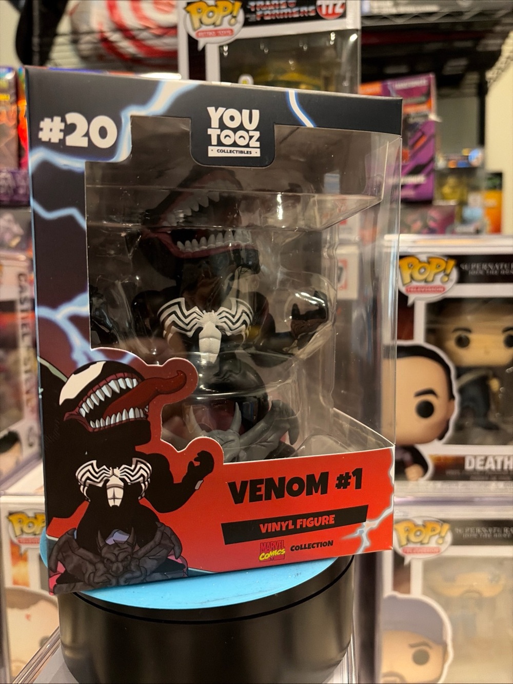 Venom #1 Black Vinyl Figure - Marvel Comics